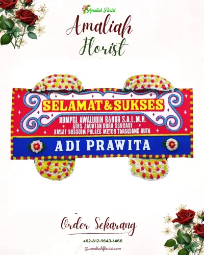 Karangan Bunga Ucapan Selamat cimenga